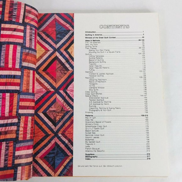 Erica Wilsons Quilts of America Hardcover Book Techniques & Patterns 1976 Oxmoor - Picture 3 of 11
